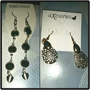 2 pair bundle of Dangle Earrings
